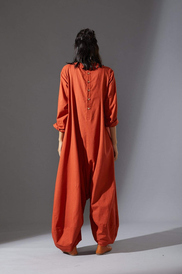 Mati Slv Suga Rust Jumpsuit - Jumpsuit - Mizyana