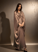 Mauve shimmer kaftan - Kaftan - Mizyana