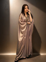Mauve shimmer kaftan - Kaftan - Mizyana
