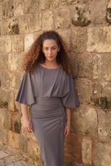 Maya swim set with Ira skirt - Stone grey - Swim Set - Mizyana