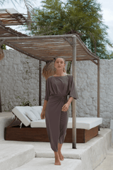 Maya swim set with Salma skirt - Bronze - Swim Set - Mizyana
