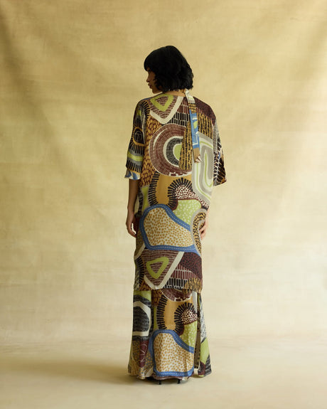 Medina Kaftan Dress & Skirt Set - Two-Piece Set - Mizyana