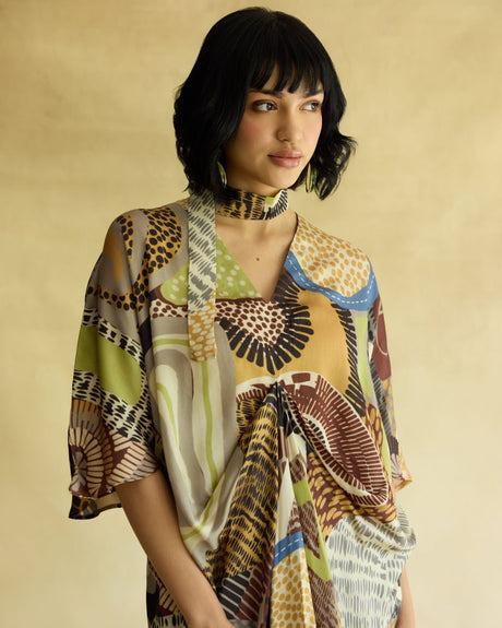 Medina Kaftan Dress & Skirt Set - Two-Piece Set - Mizyana