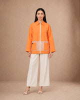 Mesh Pockets Bomber Jacket - Jacket - Mizyana