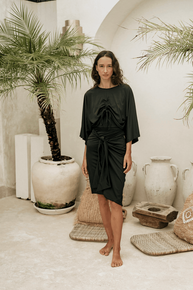 Mia swim set with Elina skirt - Black - Swim Set - Mizyana