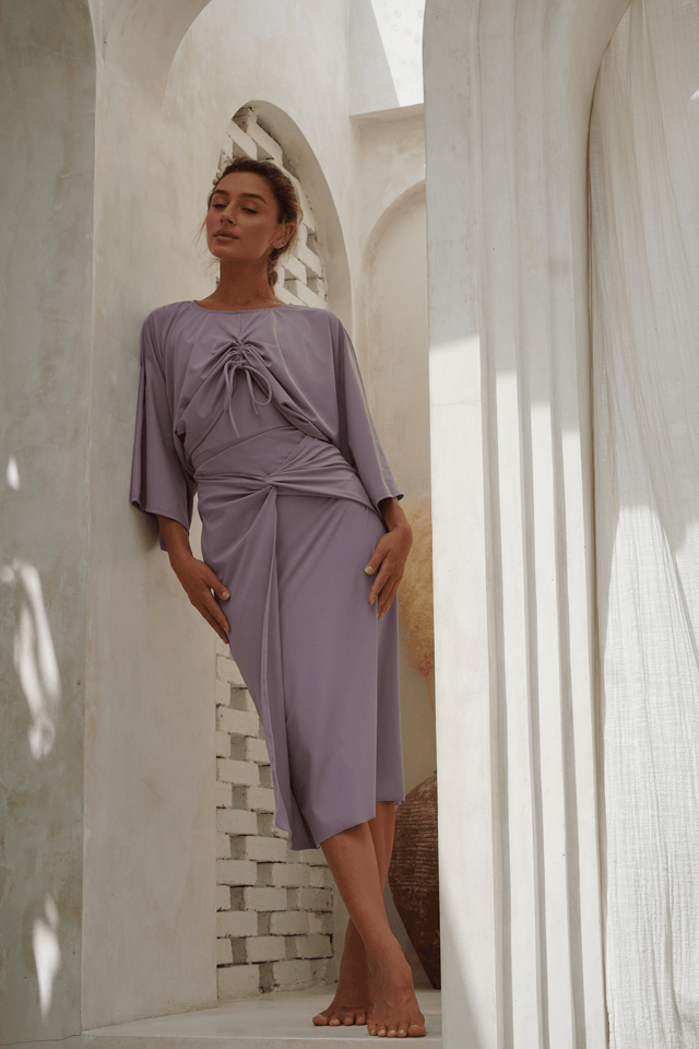 Mia Swim Set with Sofia 2.0 skirt - Mauve - Swim Set - Mizyana
