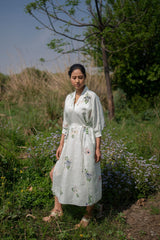 Mint Front Slit Dress - Dress - Mizyana