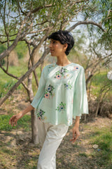 Mint Kimono Top - Shirt - Mizyana