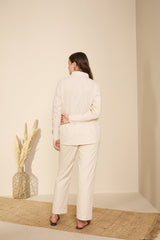 Mirage Co-ord Set (Oat milk white) - Co-ord Set - Mizyana