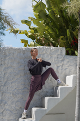 Modest Sport Skirt 18” with Integrated Legging 2.0 - Muted Plum