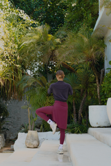 Modest Sport Skirt 22.5” with Integrated Legging 2.0 - Muted Wine