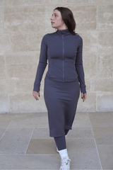 Modest Sport Jacket - Charcoal - Jacket - Mizyana