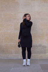 Modest Sport Skirt 18” with Integrated Legging - Black - Leggings - Mizyana