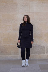 Modest Sport Skirt 18” with Integrated Legging - Black - Leggings - Mizyana