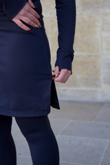 Modest Sport Skirt 18” with Integrated Legging - Black - Leggings - Mizyana