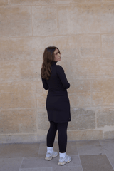 Modest Sport Skirt 18” with Integrated Legging - Black - Leggings - Mizyana