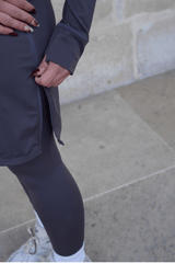Modest Sport Skirt 18” with Integrated Legging - Charcoal - Sports Leggings - Mizyana