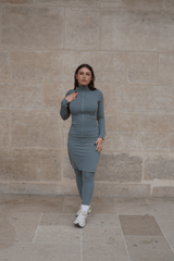 Modest Sport Skirt 20” with Integrated Legging - Sage Green - Sports Leggings - Mizyana