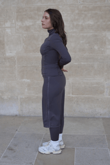 Modest Sport Skirt 27” with Integrated Legging - Charcoal - Sports Leggings - Mizyana