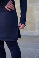 Modest Sport Skirt 18” with Integrated Legging - Black