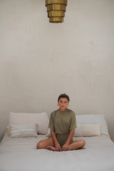 Mona Set with Ana Wrap Skirt - Olive