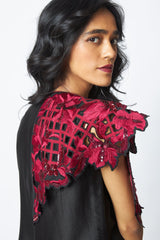 Monica - Shoulder Bib Ladder Dress - Dress - Mizyana