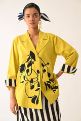 Mono CITRUS Appliqu√© Jacket - Jacket - Mizyana