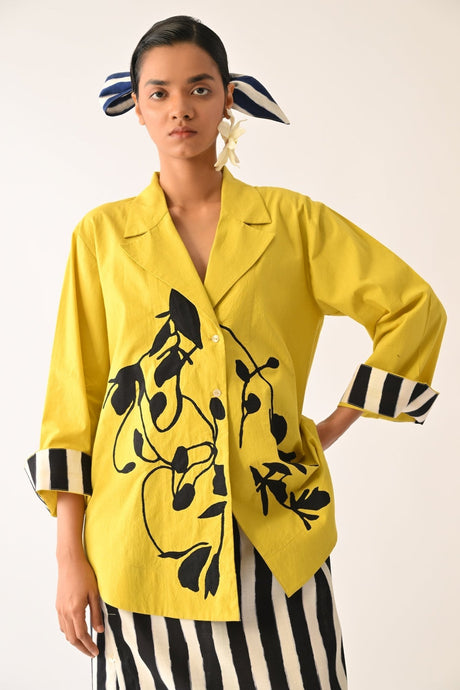 Mono CITRUS Appliqu√© Jacket - Jacket - Mizyana