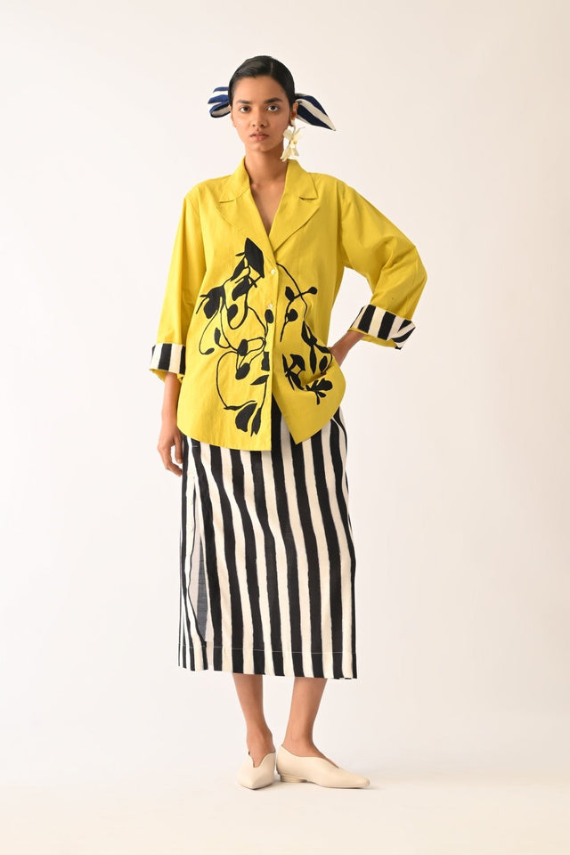 Mono CITRUS Appliqu√© Jacket - Jacket - Mizyana