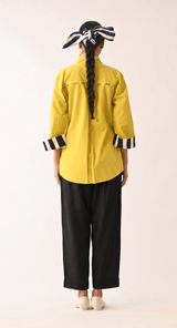 Mono Citrus Psyflora Appliqu√© Set - Two-Piece Set - Mizyana