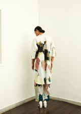 Moonbloom Ivory Batwing Kurta - Shirt - Mizyana