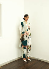 Moonbloom Ivory Batwing Kurta - Shirt - Mizyana