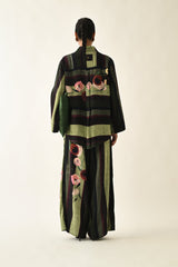 MOSs Stripes Jacket Set - Two-Piece Set - Mizyana
