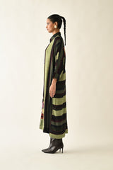 Moss Stripes MH Dress - Dress - Mizyana