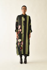 Moss Stripes MH Dress - Dress - Mizyana