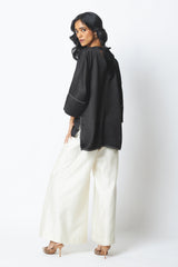 Munmun - Starlit Sheer Top + Pants - Two-Piece Set - Mizyana