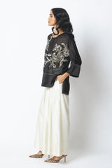 Munmun - Starlit Sheer Top + Pants - Two-Piece Set - Mizyana