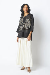 Munmun - Starlit Sheer Top + Pants - Two-Piece Set - Mizyana