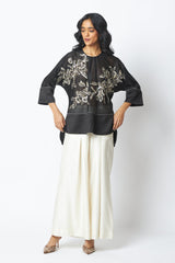 Munmun - Starlit Sheer Top + Pants - Two-Piece Set - Mizyana