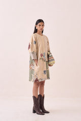 Nakshatra Bubble Sleeve Dress - Dress - Mizyana