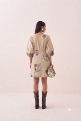 Nakshatra Bubble Sleeve Dress - Dress - Mizyana