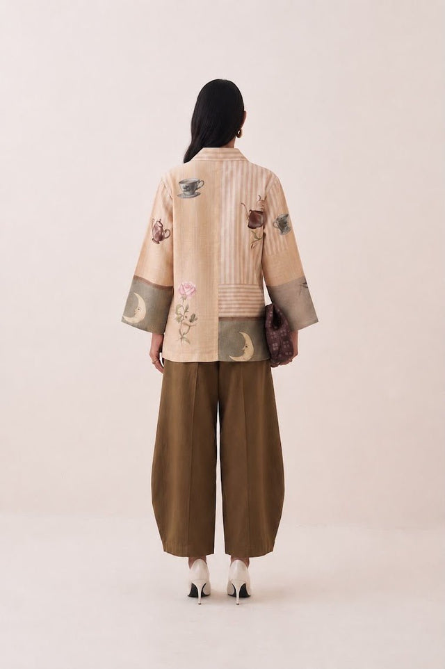Nakshatra Psyflora Shirt Set - Two-Piece Set - Mizyana