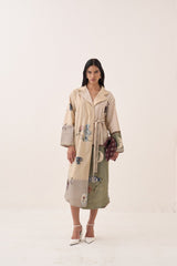 Nakshatra Wrap Tie Knot Dress - Dress - Mizyana
