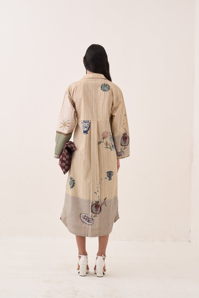 Nakshatra Wrap Tie Knot Dress - Dress - Mizyana