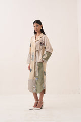 Nakshatra Wrap Tie Knot Dress - Dress - Mizyana