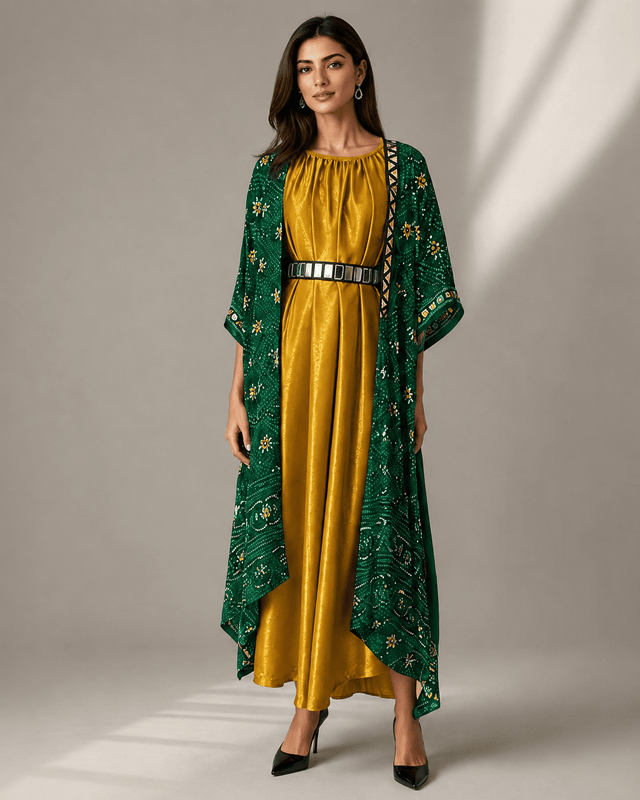 Naqsh cape set G - Two-Piece Set - Mizyana