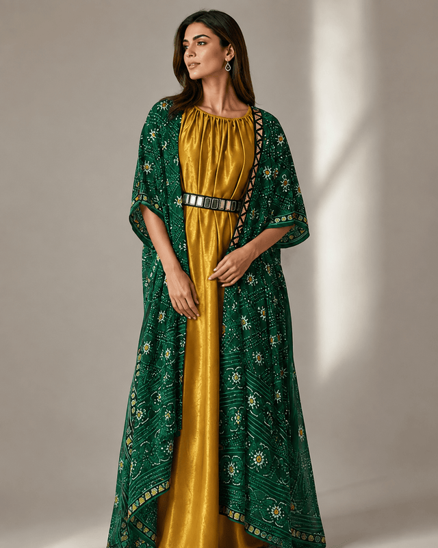 Naqsh cape set G - Two-Piece Set - Mizyana