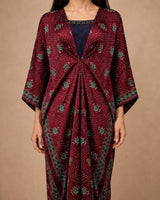 Naqsh Printed Drape Kaftan - Kaftan - Mizyana