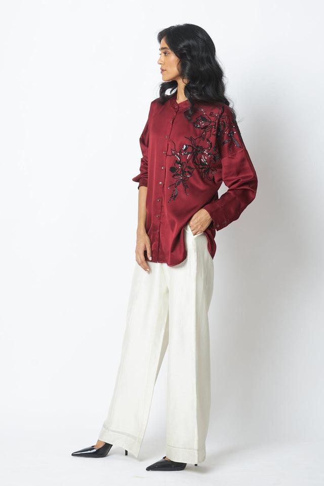 Nathan - The Night Twinkle Shirt & Pants - Two-Piece Set - Mizyana