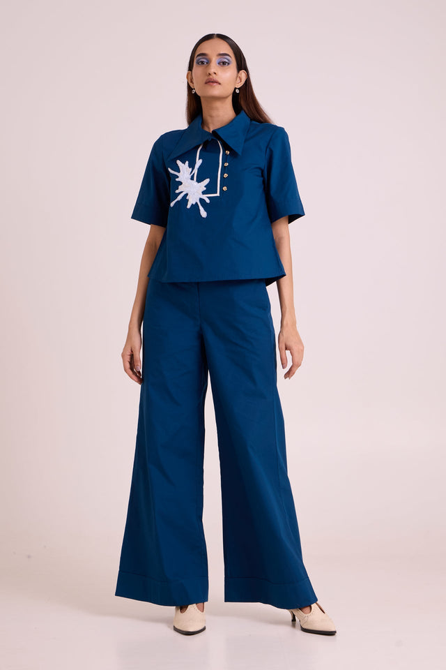 Nathu - The Short & Tall Pant Set - Two-Piece Set - Mizyana